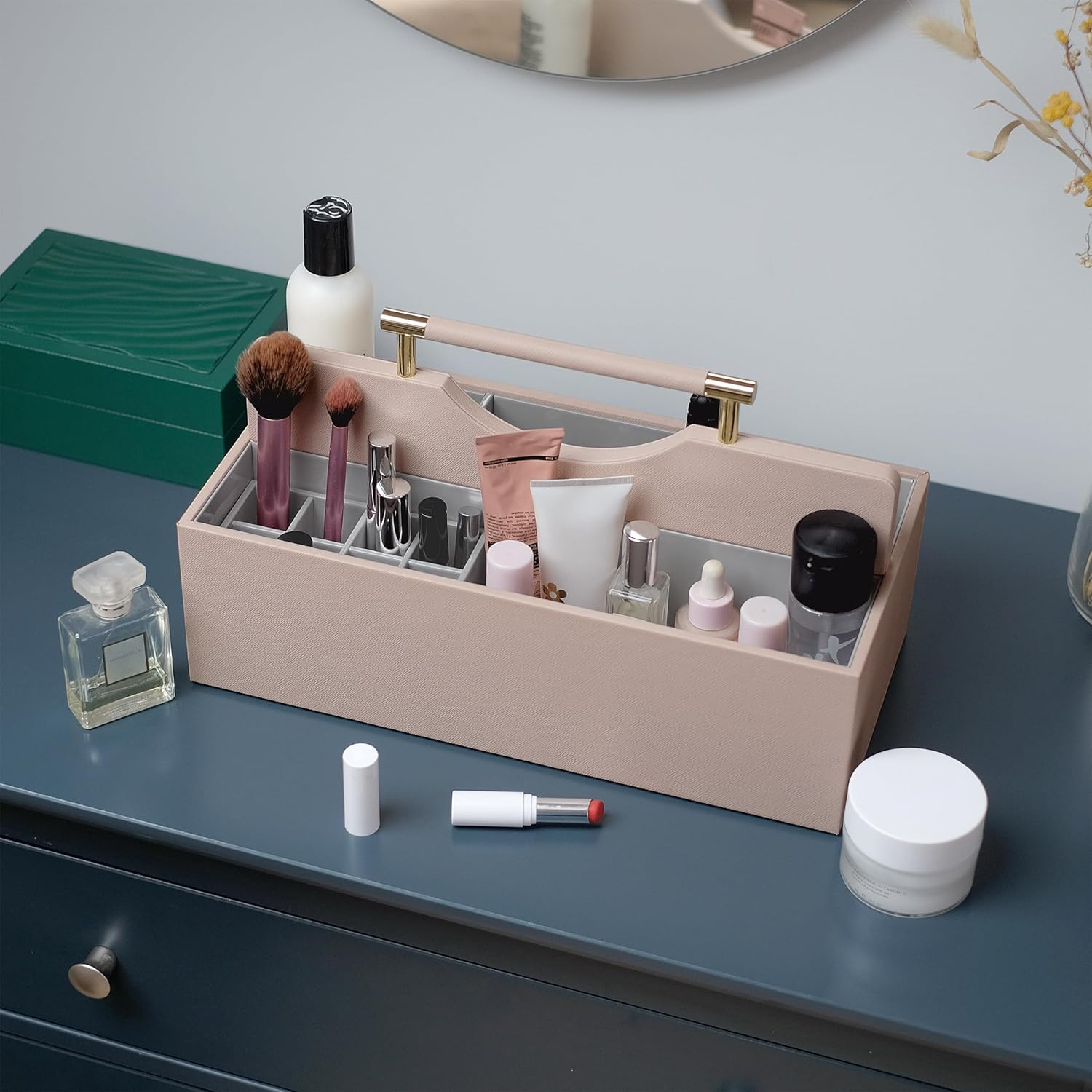 Thumbnail 1 de Stackers Supersize Cosmetic Tool Box Blush Pink