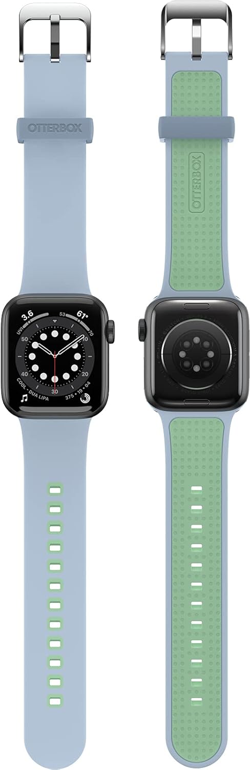 Thumbnail 3 de OtterBox All Day Watch Band for Apple Watch 40/41/42mm – Durable Soft Touch Silicone, Blue/Green