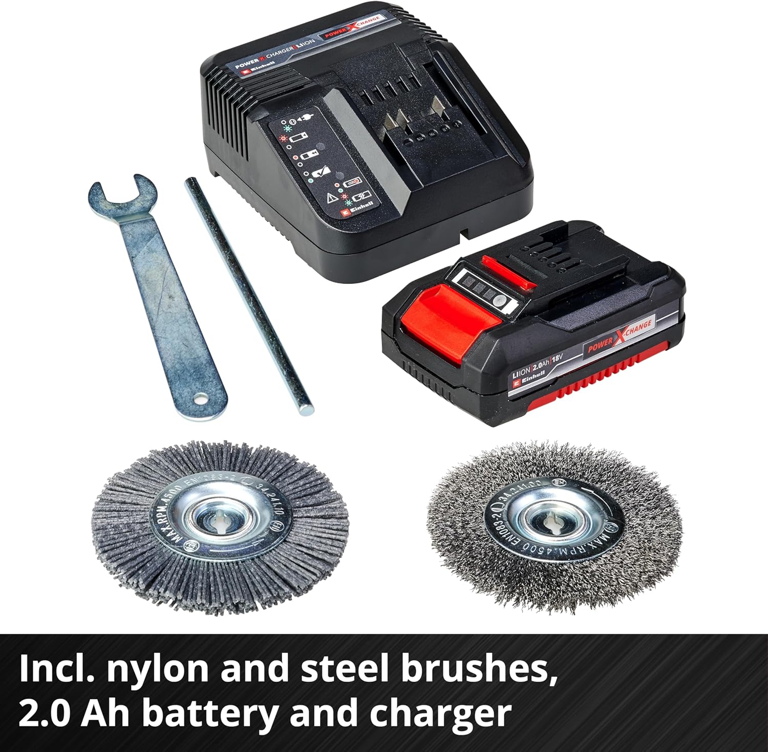 Thumbnail 4 de Einhell GC-CC 18 Li Cordless Patio Cleaner with Battery and Charger