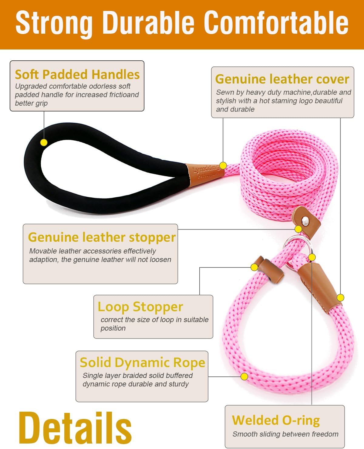 Detalle 2 de Lynxking Nylon Slip Lead