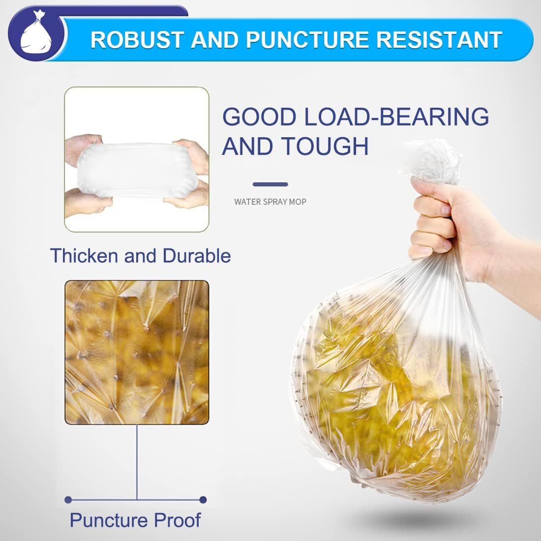 Thumbnail 3 de XUXRUS Pedal Bin Liners 78 Pack 10L