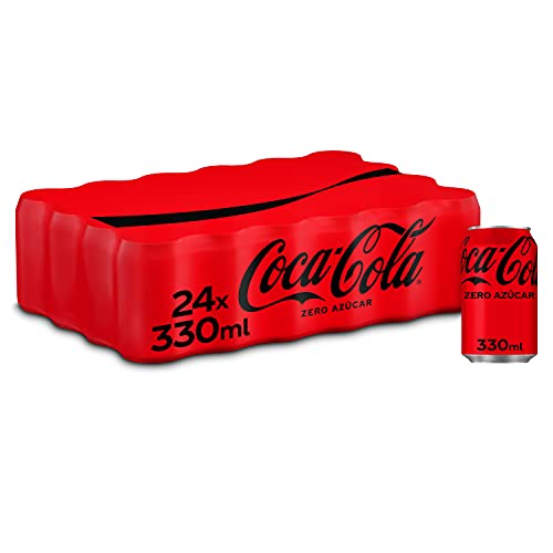 Coca-Cola Zero Azúcar – Pack 24 latas de 330 ml: sabor clásico sin azúcar ni calorías