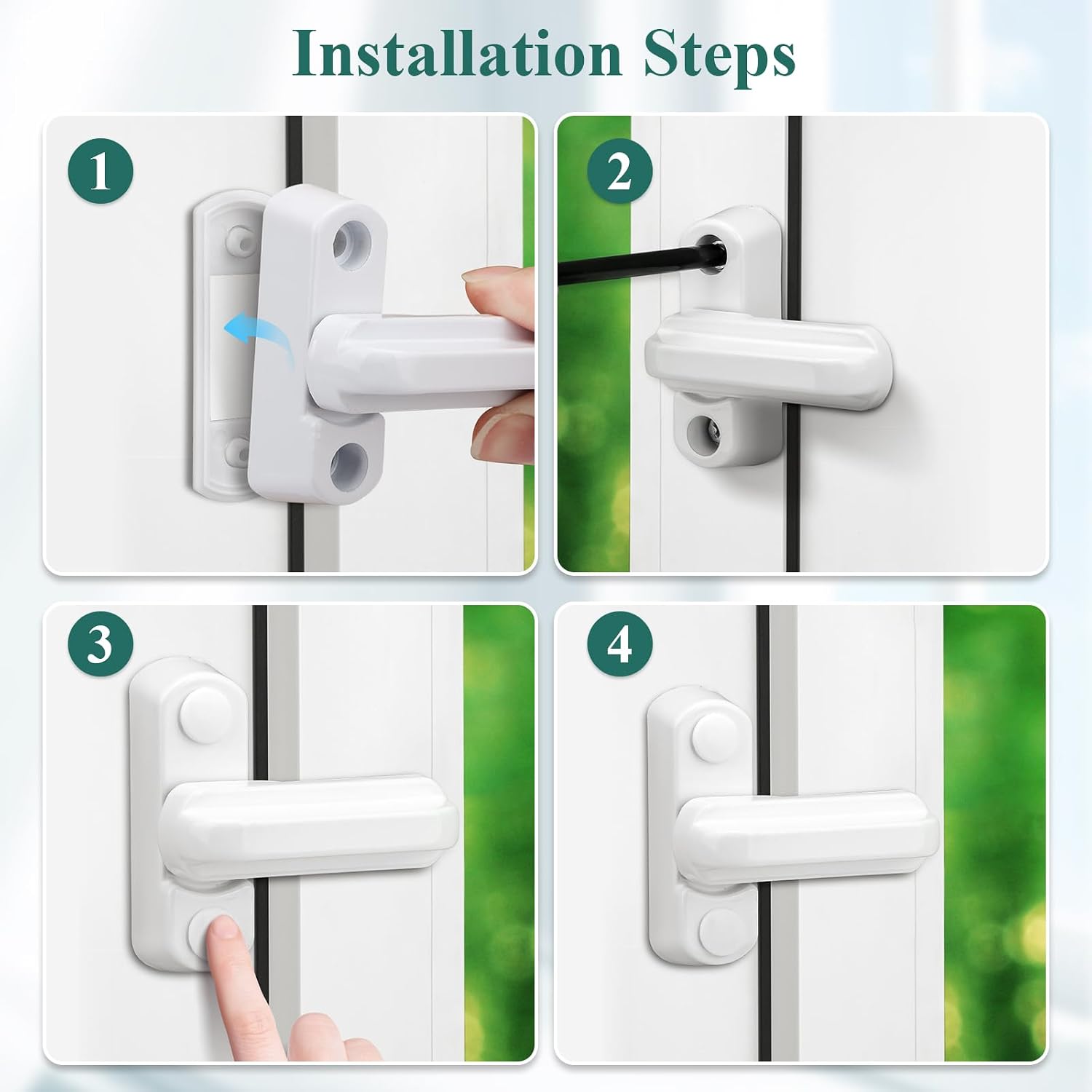 Thumbnail 3 de 8 Pack Sash Jammers for Upvc Doors and Windows