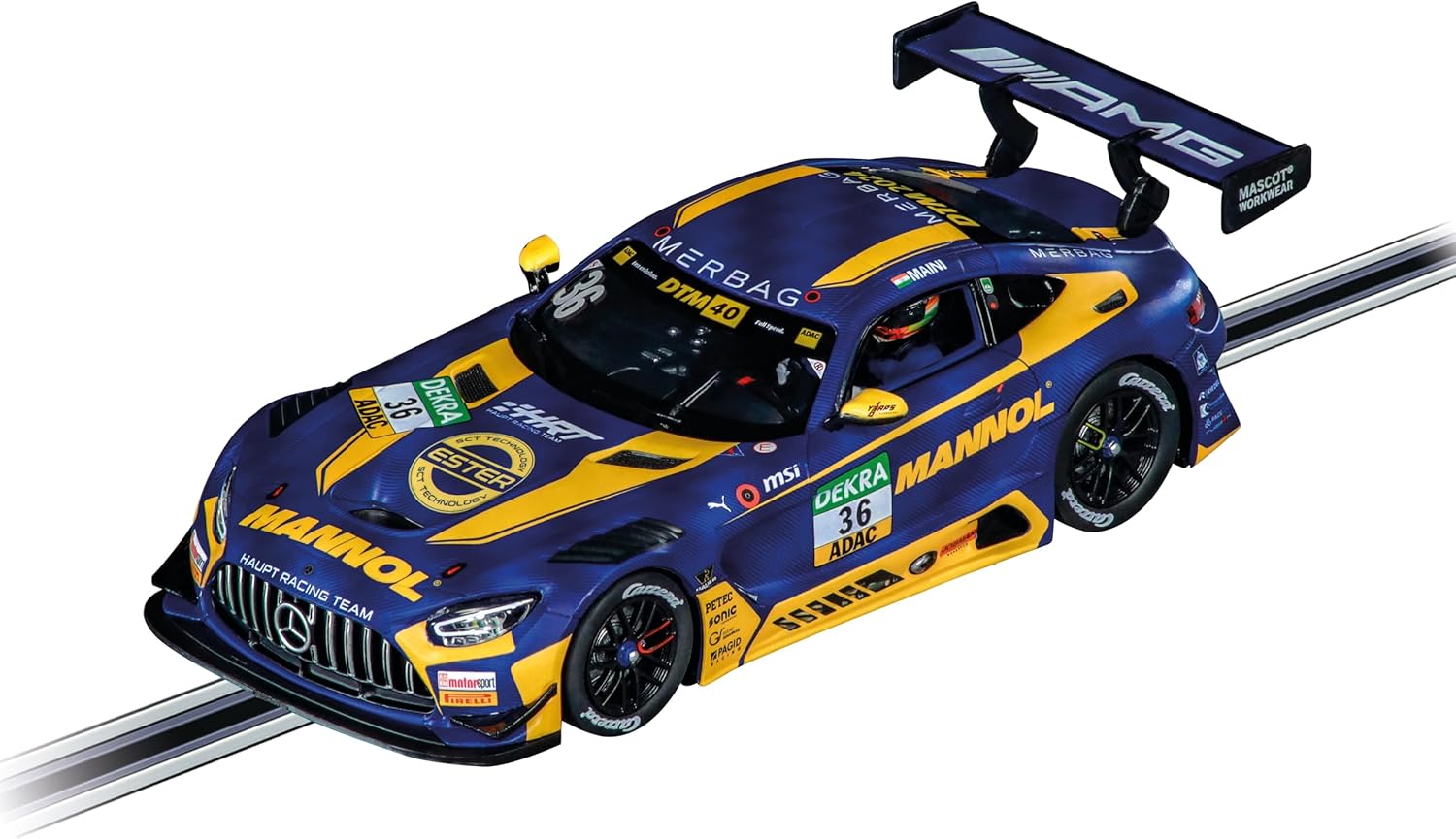 Thumbnail 2 de Carrera Mercedes-AMG GT3 Evo „Mercedes-AMG Team HRT“, No. 36 (1:32) – digital mit Original-Lackierung