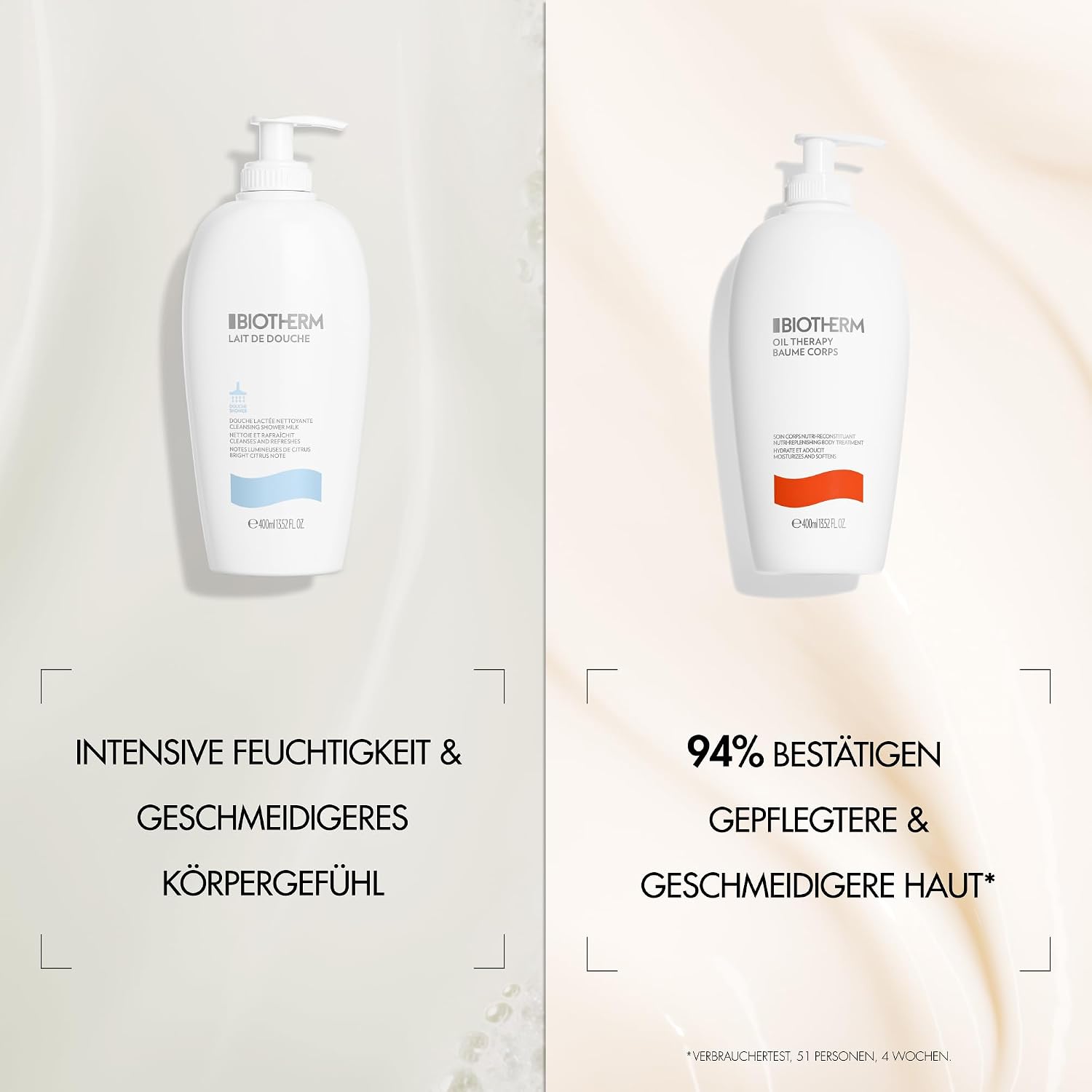 Thumbnail 3 de Biotherm Lait De Douche Duschgel – erfrischendes Duschgel mit Life Plankton, Zitrusduft und Aprikosenöl