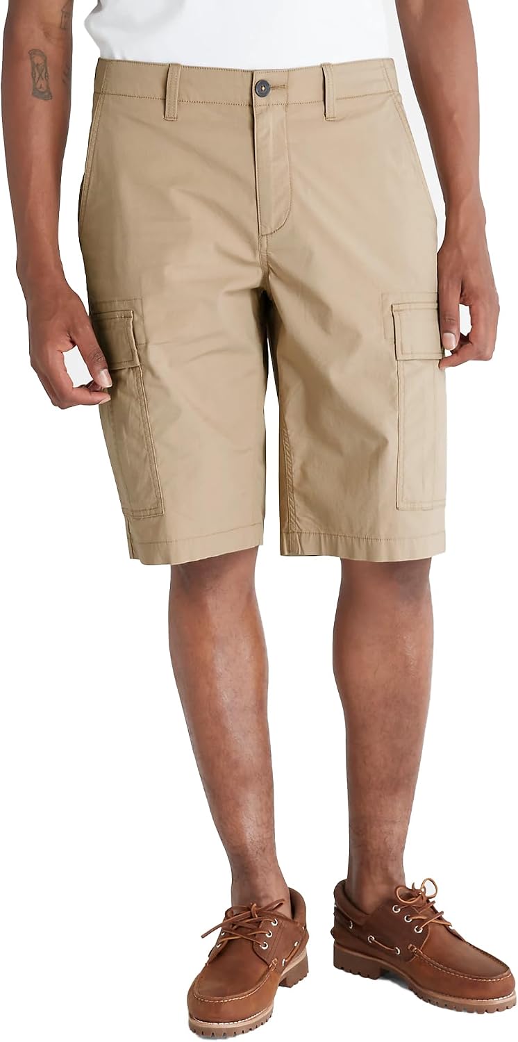 Detalle 2 de Timberland Bermuda da Uomo Outdoor Poplin Cargo Beige