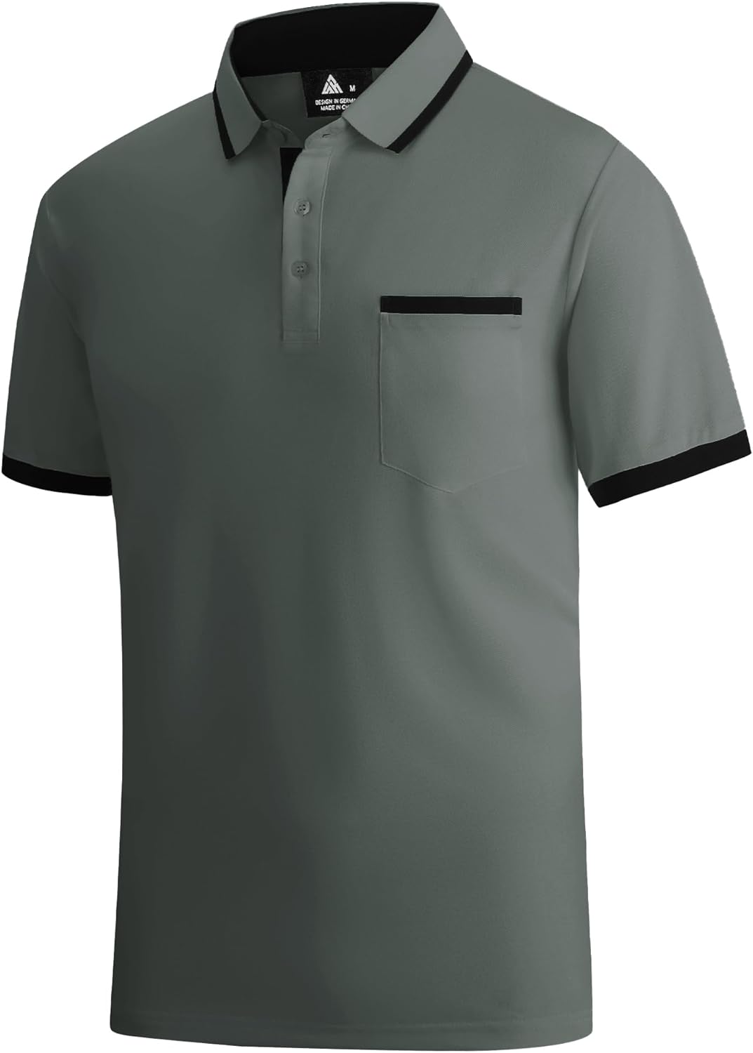 Thumbnail 2 de zitysport Poloshirt Herren Kurzarm – atmungsaktives Golf Polohemd mit Brusttasche
