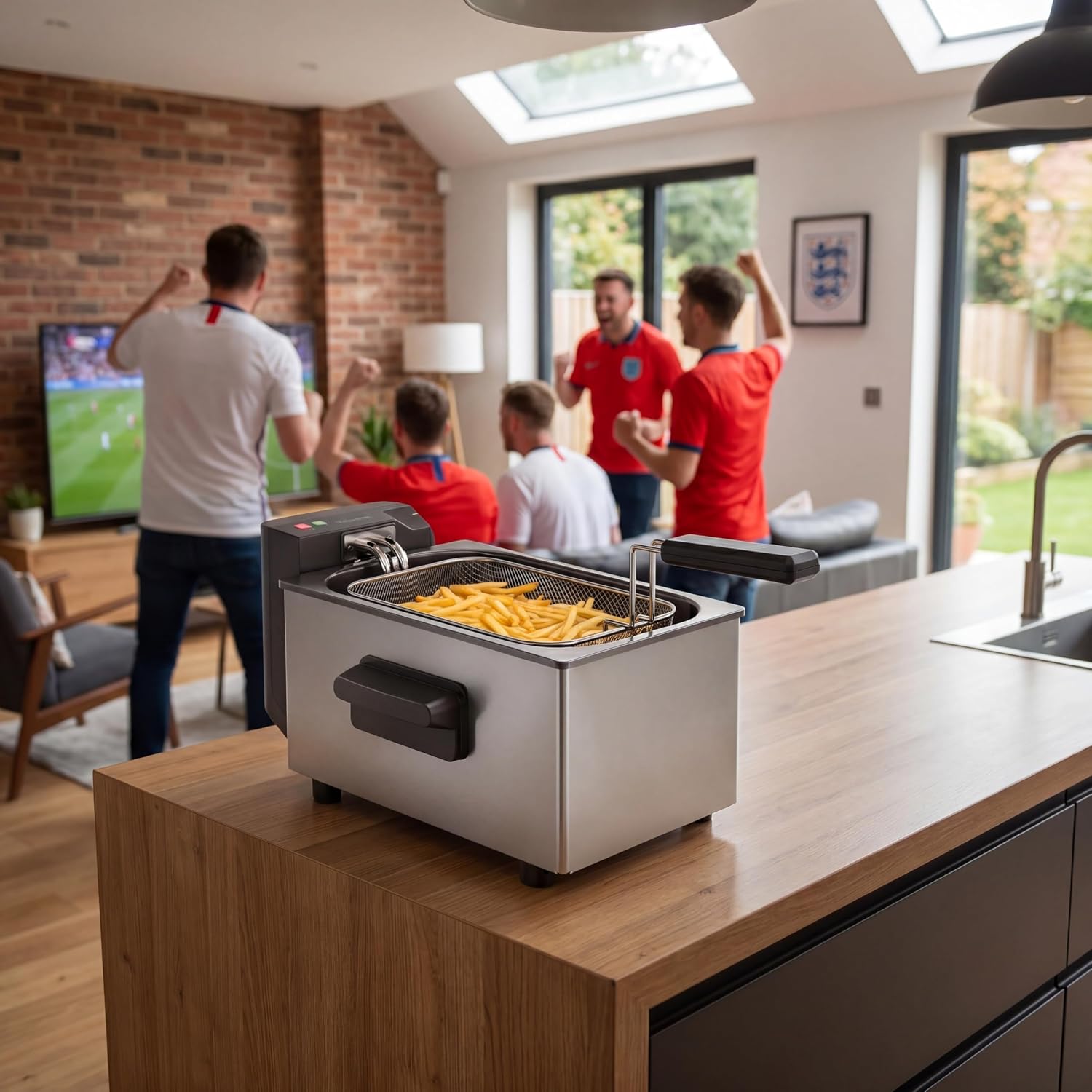 Thumbnail 1 de Tristar Stainless Steel Deep Fryer 3L, 2000W (FR-9327UK) – a practical, family-friendly fryer