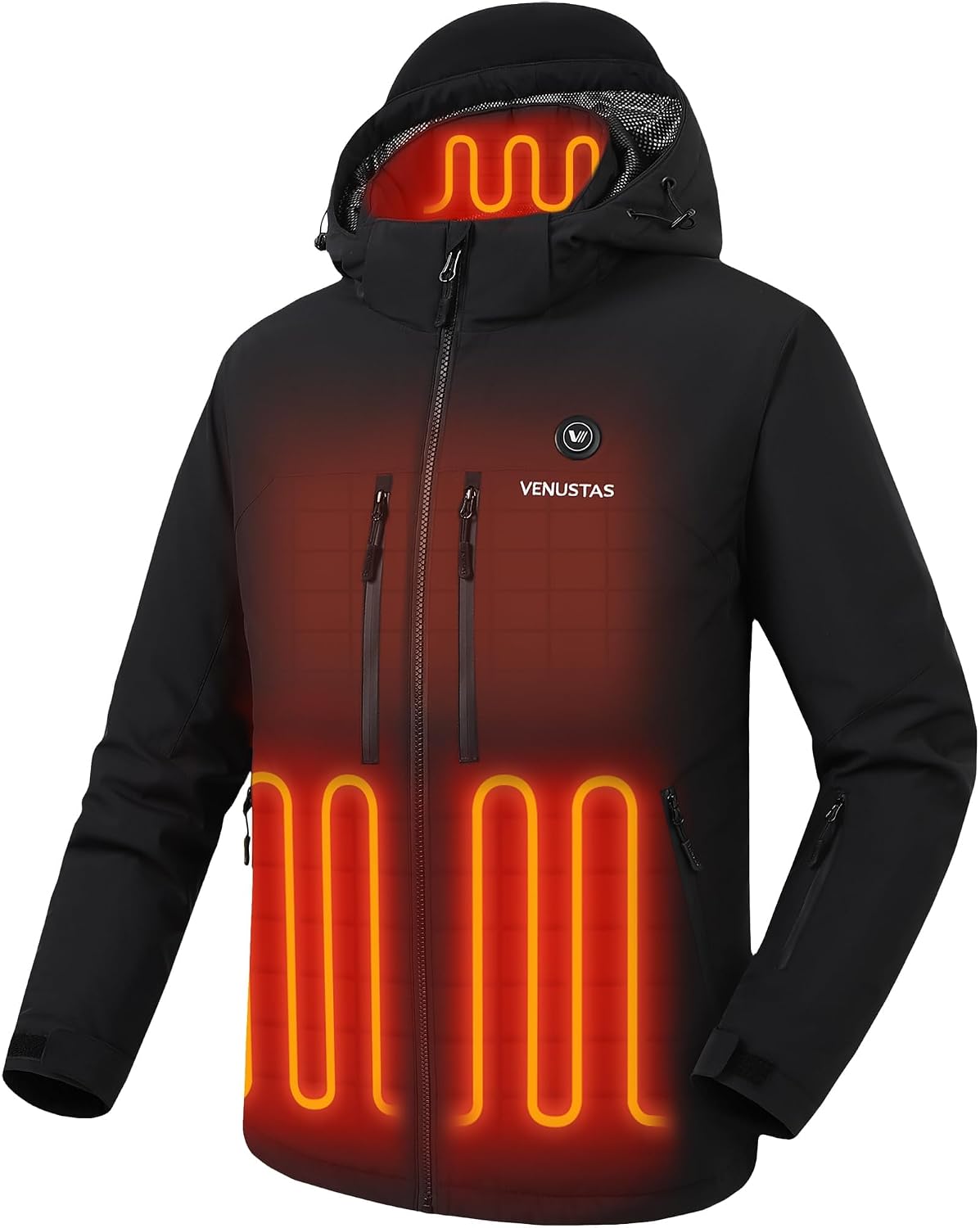 Detalle de Venustas 2116a335-7361-4825-93b7-1760294bce16 Men's 12V Heated Softshell Jacket
