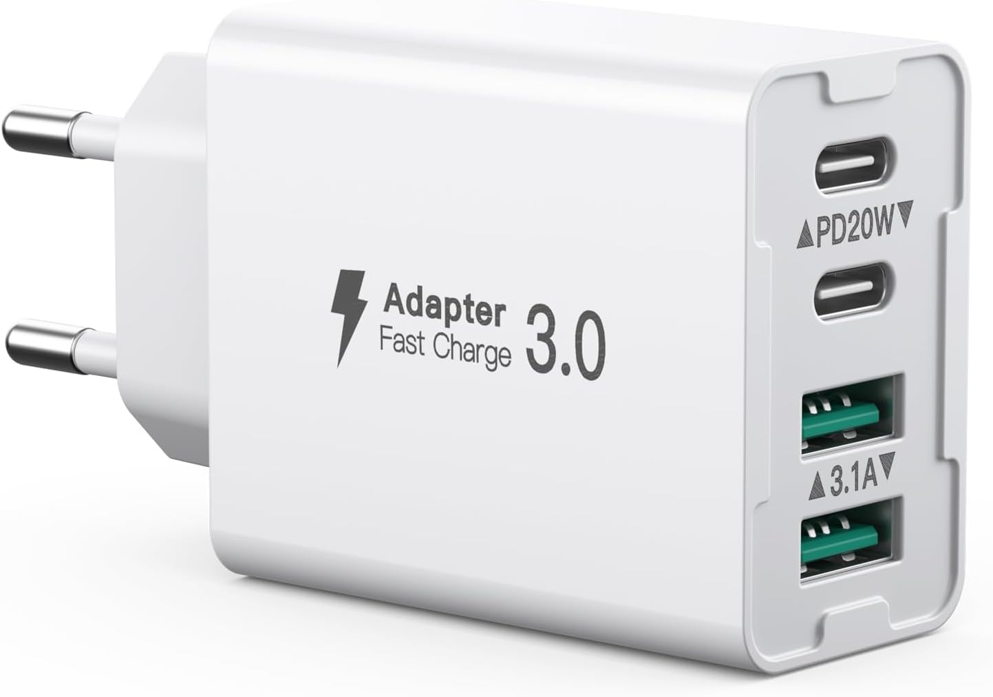Detalle de sccvee Cargador USB C 40W 4 puertos