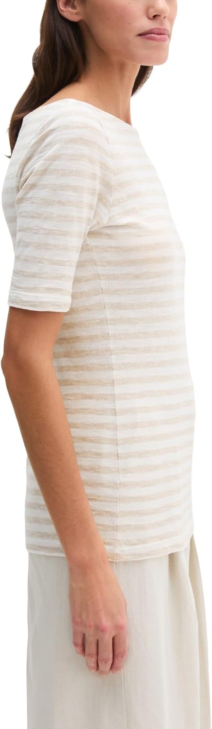 Detalle 2 de Marc O'Polo Damen 603219651333 T-Shirt – Klar, schlicht und alltagstauglich