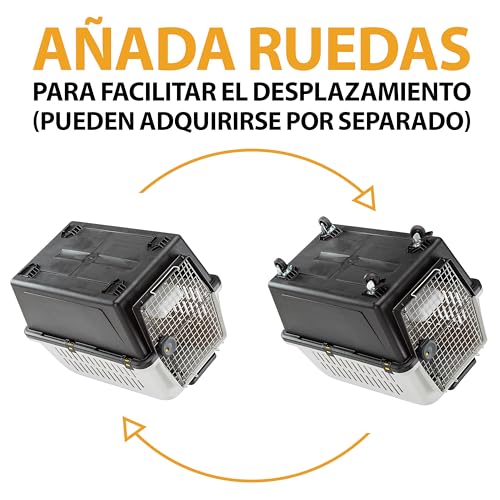 Detalle de Ferplast Atlas 50 Professional transportín para perros talla media-grande