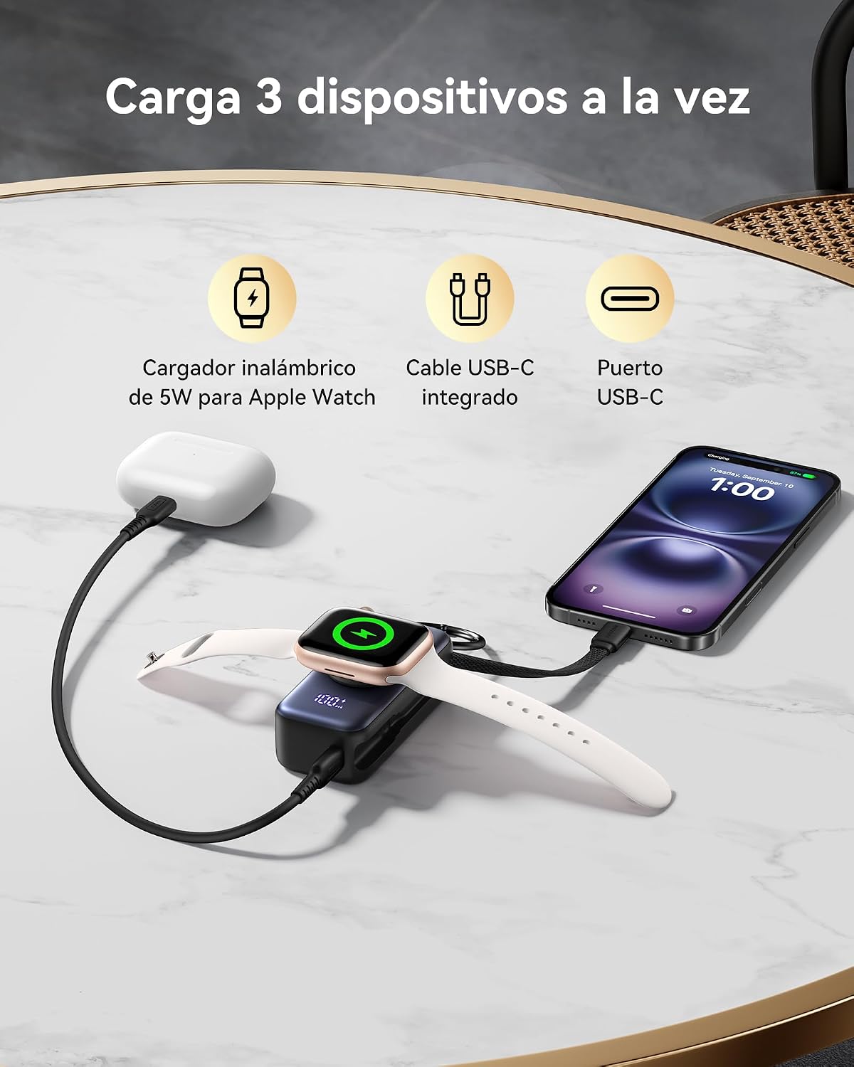 Detalle 2 de INIU Power Bank 5000mAh 20W PD