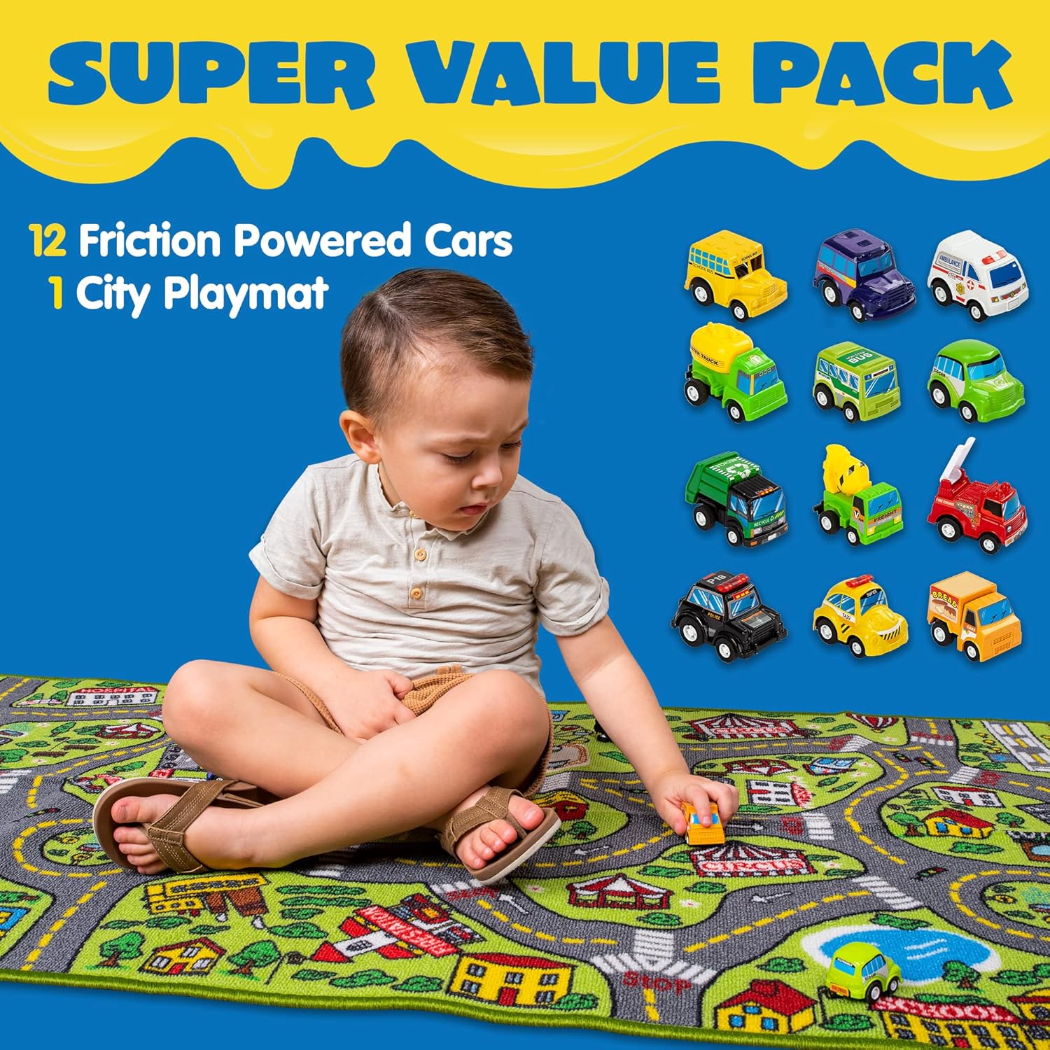 Thumbnail 1 de JOYIN Teppich 80x150 cm Spielteppich