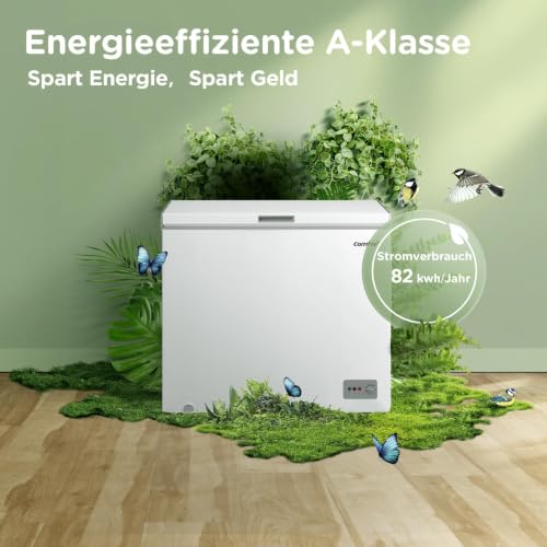 Detalle de Comfee 200L Gefriertruhe, Freistehend – effizient, leise und geräumig