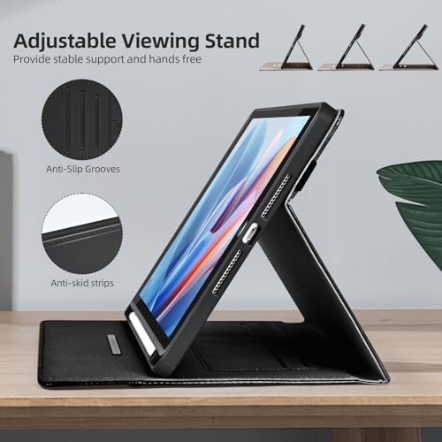 Detalle de Coque 4UBonLife pour iPad 9e/8e/7e génération, 10,2 pouces, noir