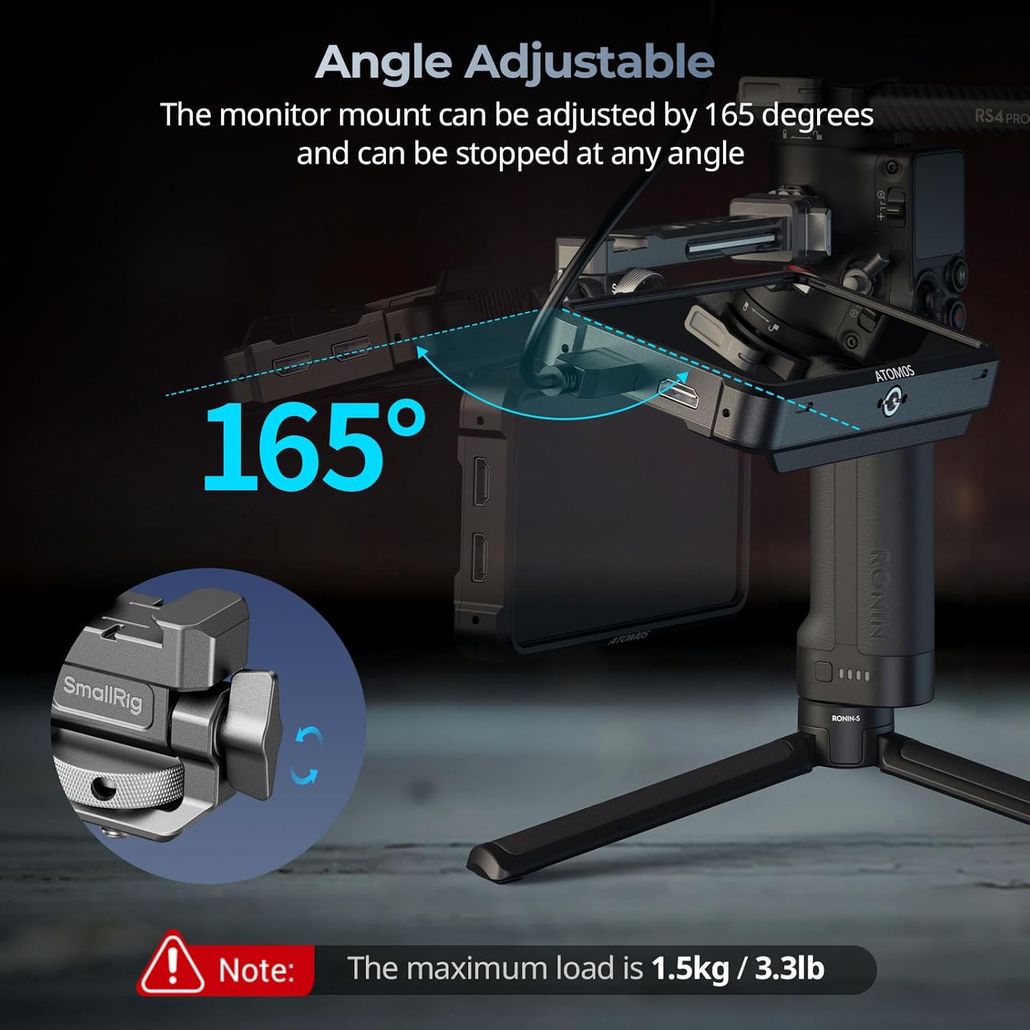 Detalle de SMALLRIG 4637 Quick Release Camera Mount
