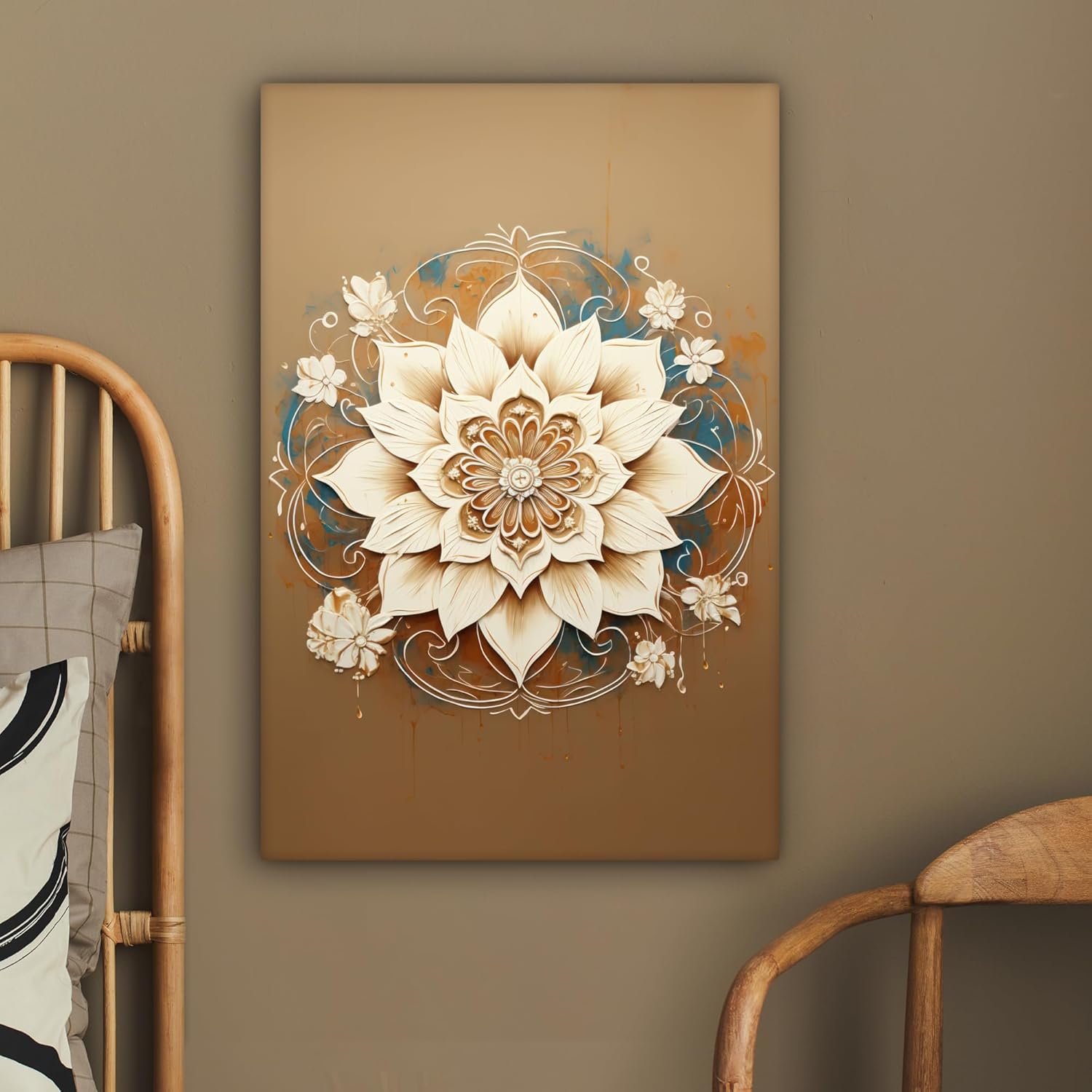 Thumbnail 3 de MuchoWow Impression sur Toile Photo Peinture 60x90 cm