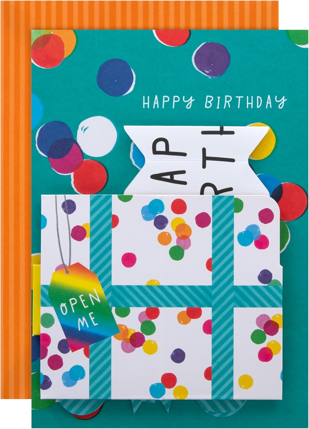 Thumbnail 5 de Hallmark Biglietto di compleanno 3D Pop-Up in scatola regalo (design a pois) – con busta