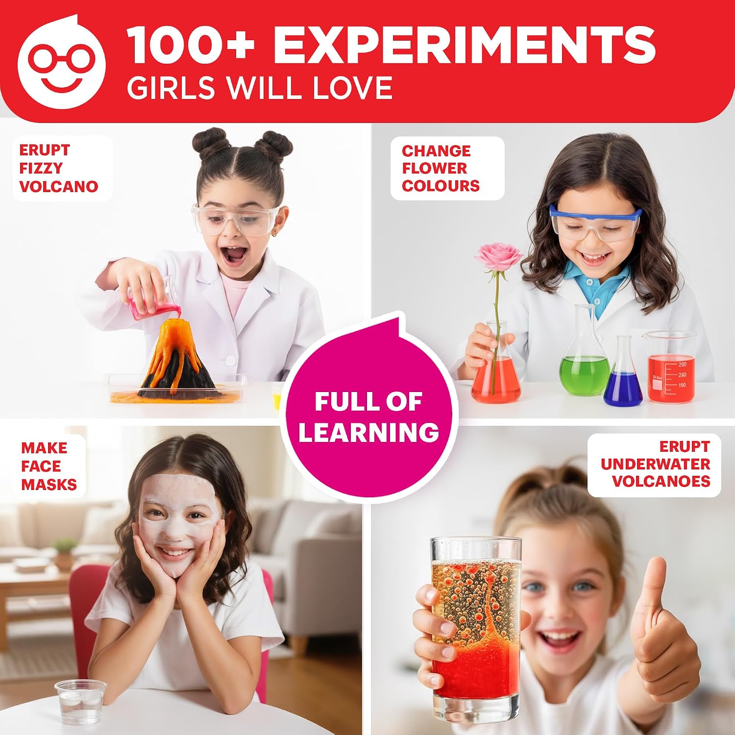 Detalle de Doctor Jupiter Science Experiments Kit 100+
