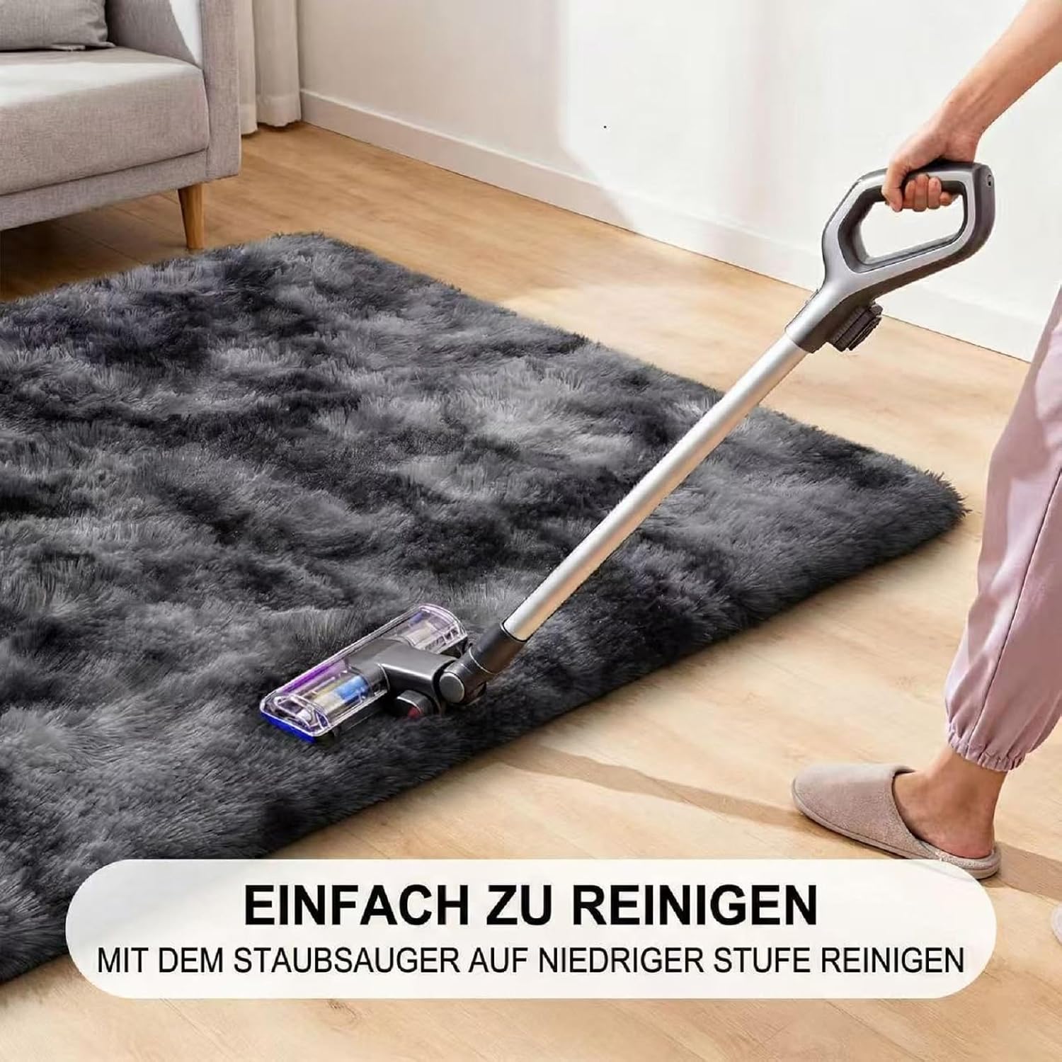 Thumbnail 4 de Sour Lemon Hochflor Teppich 160x230 cm 🏡