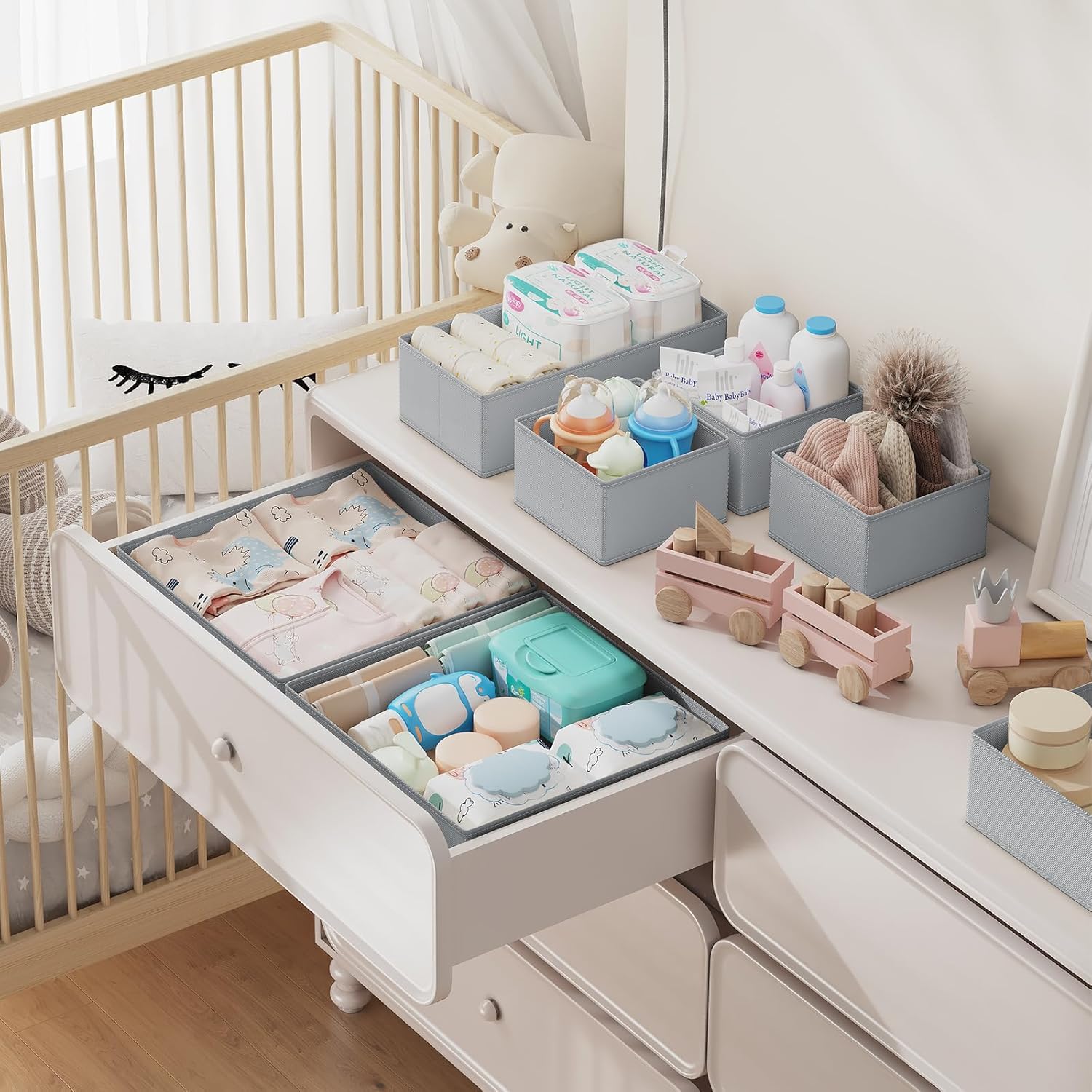 Thumbnail 3 de DIMJ 12 Pack Drawer Organisers for Underwear and Socks