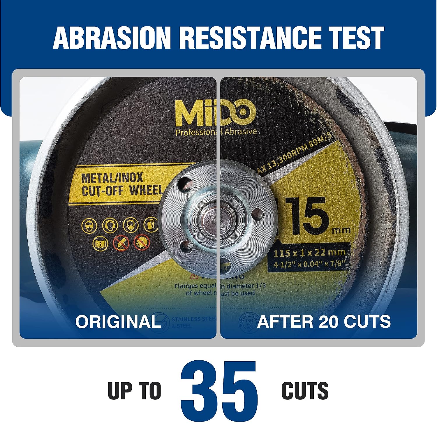 Thumbnail 3 de MIDO Professional 115 mm 25-Pack cutting discs