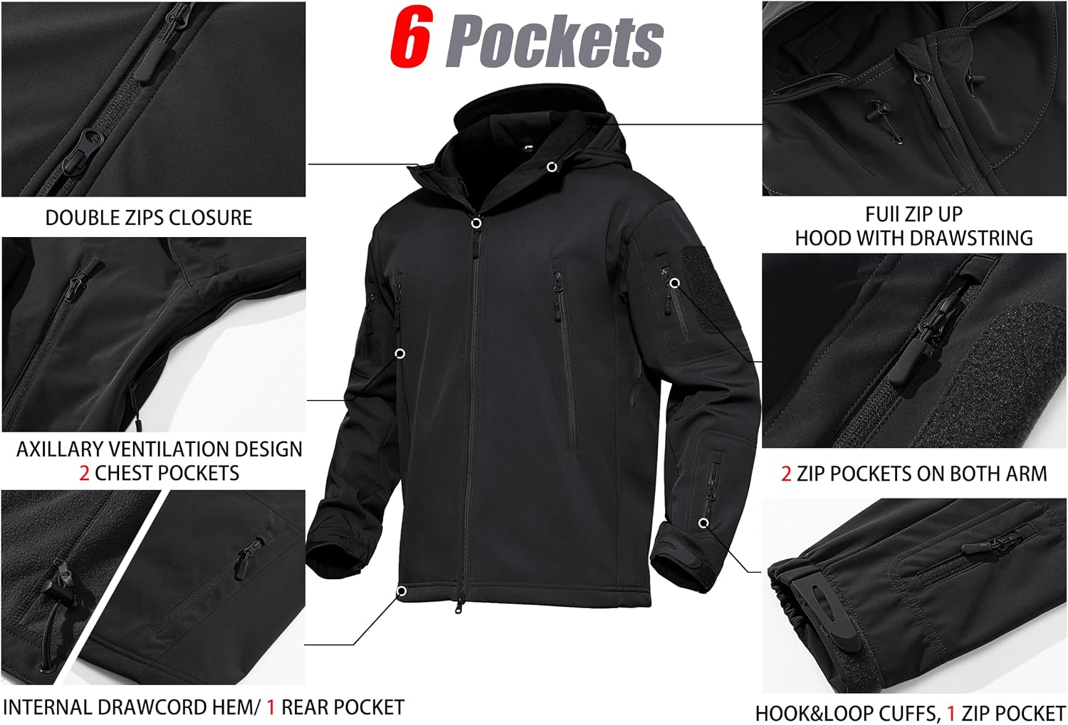 Thumbnail 5 de MAGCOMSEN Men's Tactical Jacket