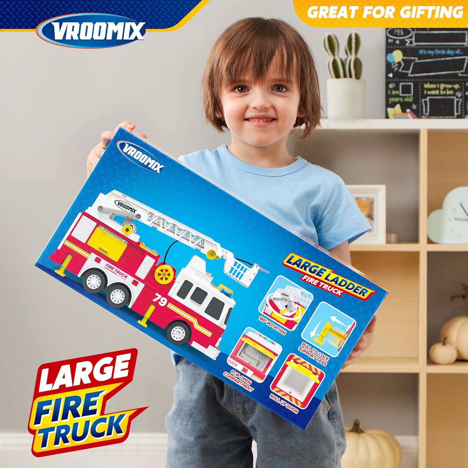 Thumbnail 6 de JOYIN Extra Large Fire Truck 33-inch Ladder ๐