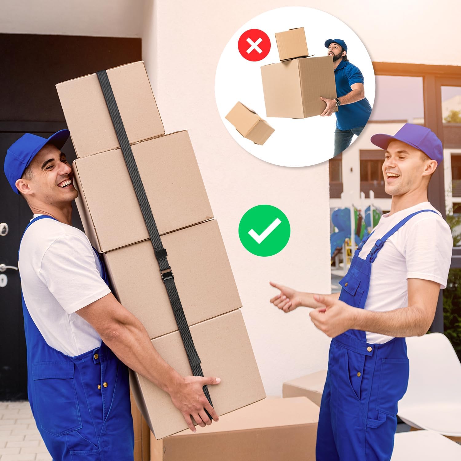 Thumbnail 5 de Ohuhu Tie Down Straps 10 Pack, 2.5m, 250kg cargo straps 🚚