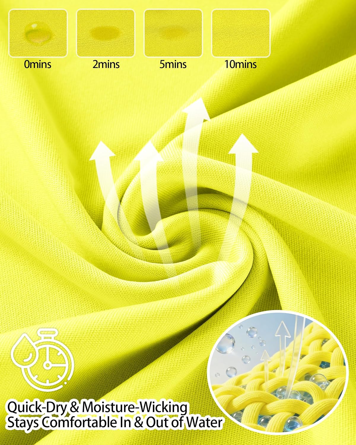 Detalle 1 de DRONIRING Boys' Swim Shirt, UPF 50+