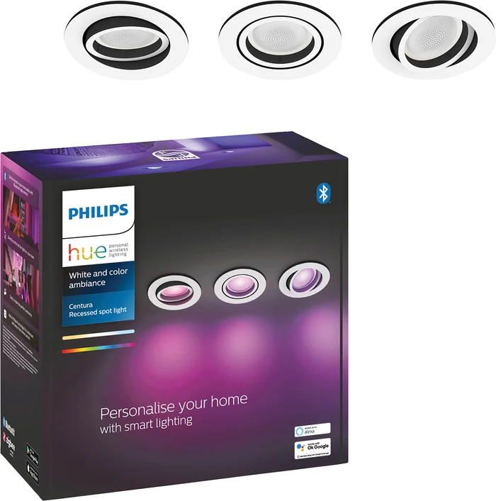Thumbnail 8 de Philips Hue Centura Einbaustrahler Weiß 12er-Pack