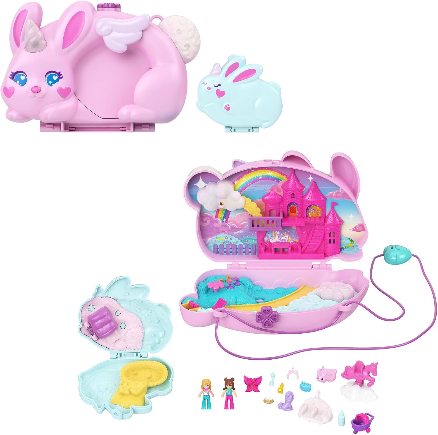 Detalle de Polly Pocket Coffret Lapin 2 en 1