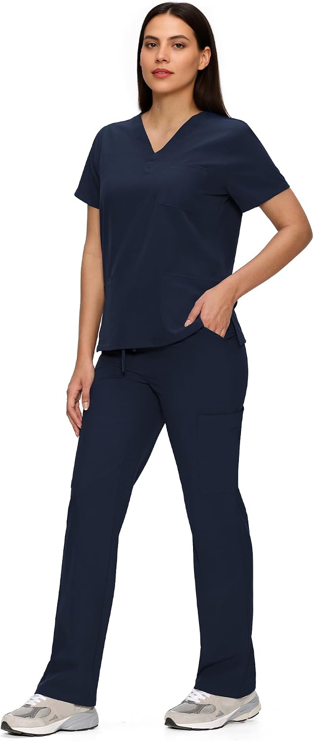 Detalle de Women's Scrub Set with 11 Pockets