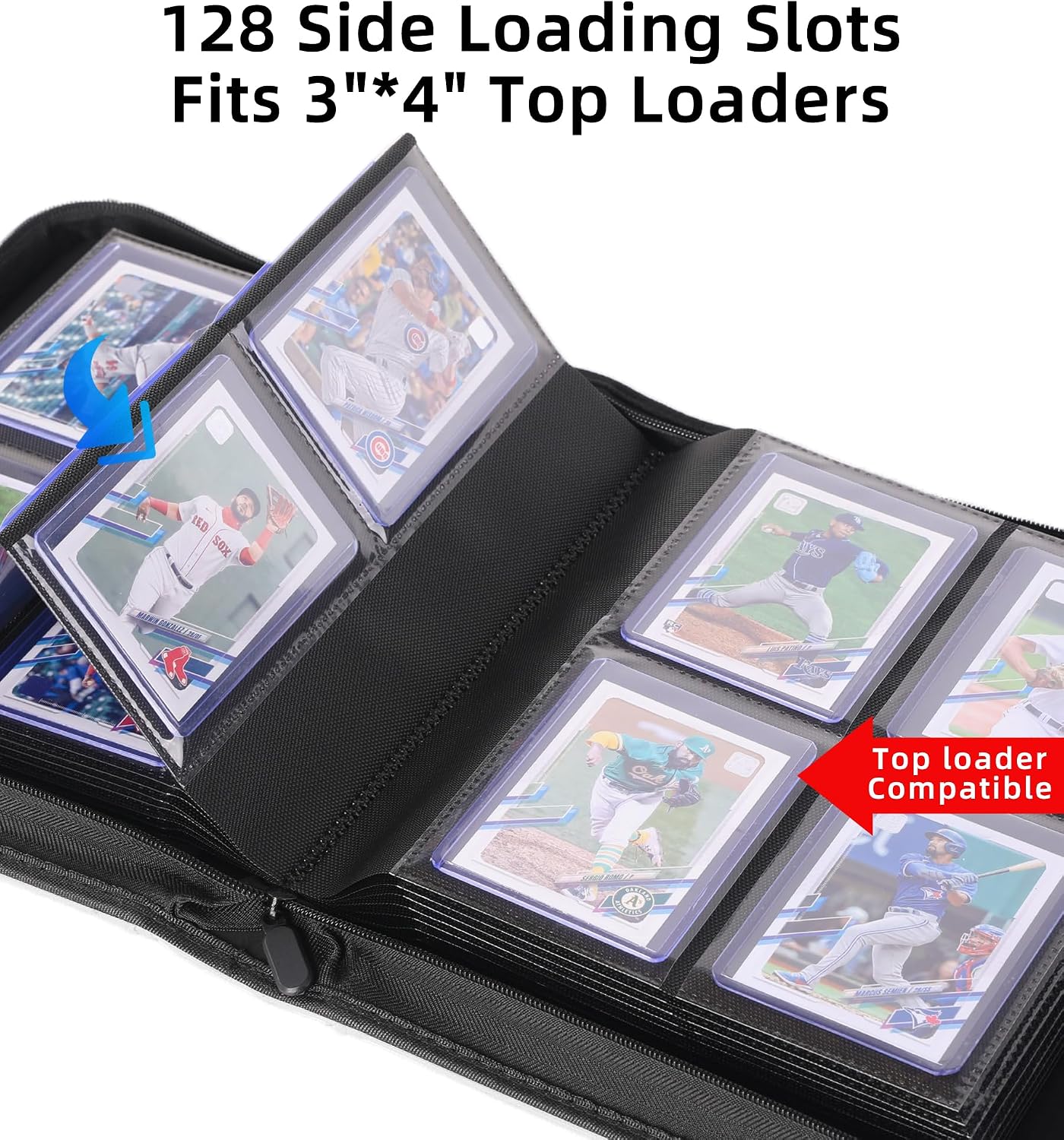 Detalle 2 de Top Loader Binder, 128-Card Capacity