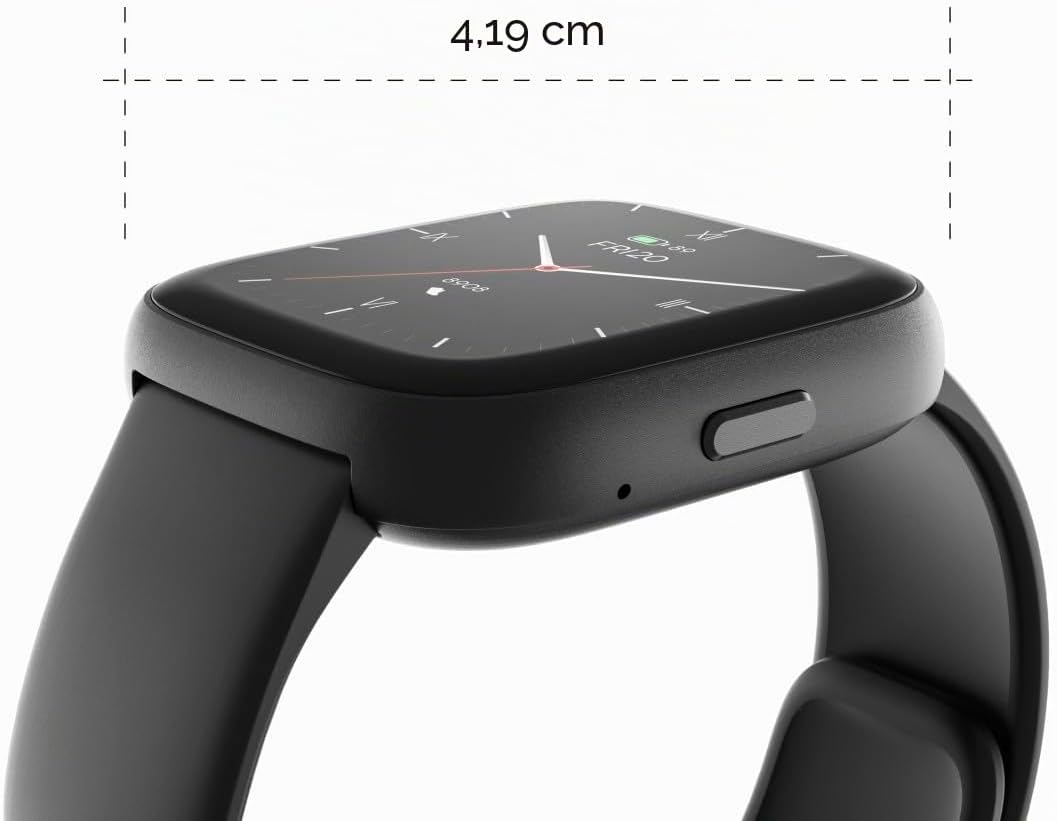 Detalle de Hama Montre Intelligente avec écran couleur 1,65" – 100 sports, IP68, suivi santé et assistant vocal