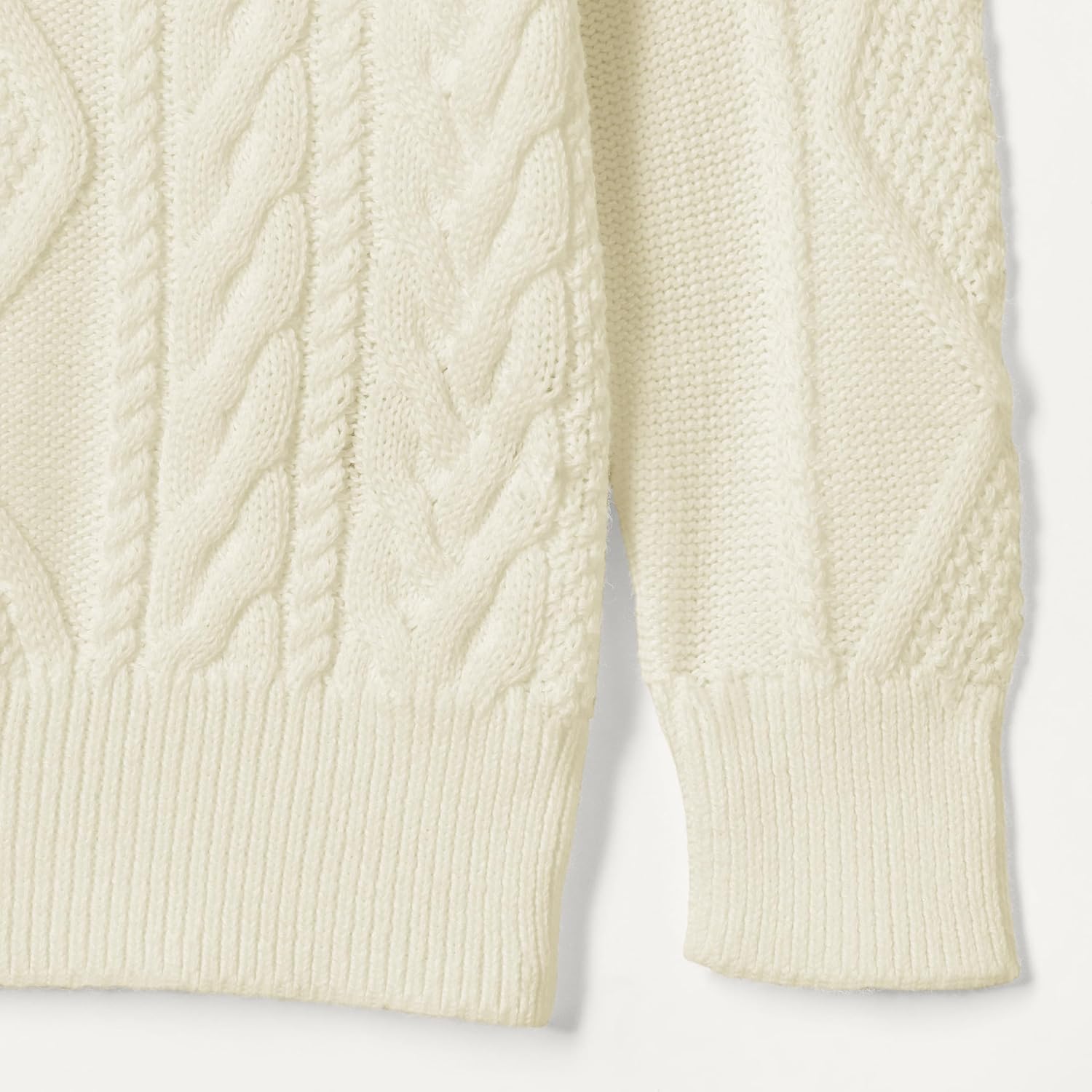 Thumbnail 3 de Amazon Essentials Jungen Zopfstrickpullover mit Viertel-Reißverschluss und lockerer Passform