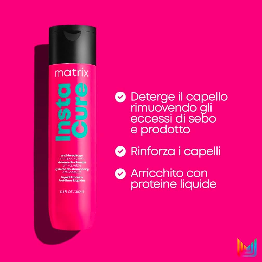 Detalle de Matrix Shampoo Anti-Rottura: Rinforzante e Ricostituente per Capelli Secchi e Danneggiati, 300 ml
