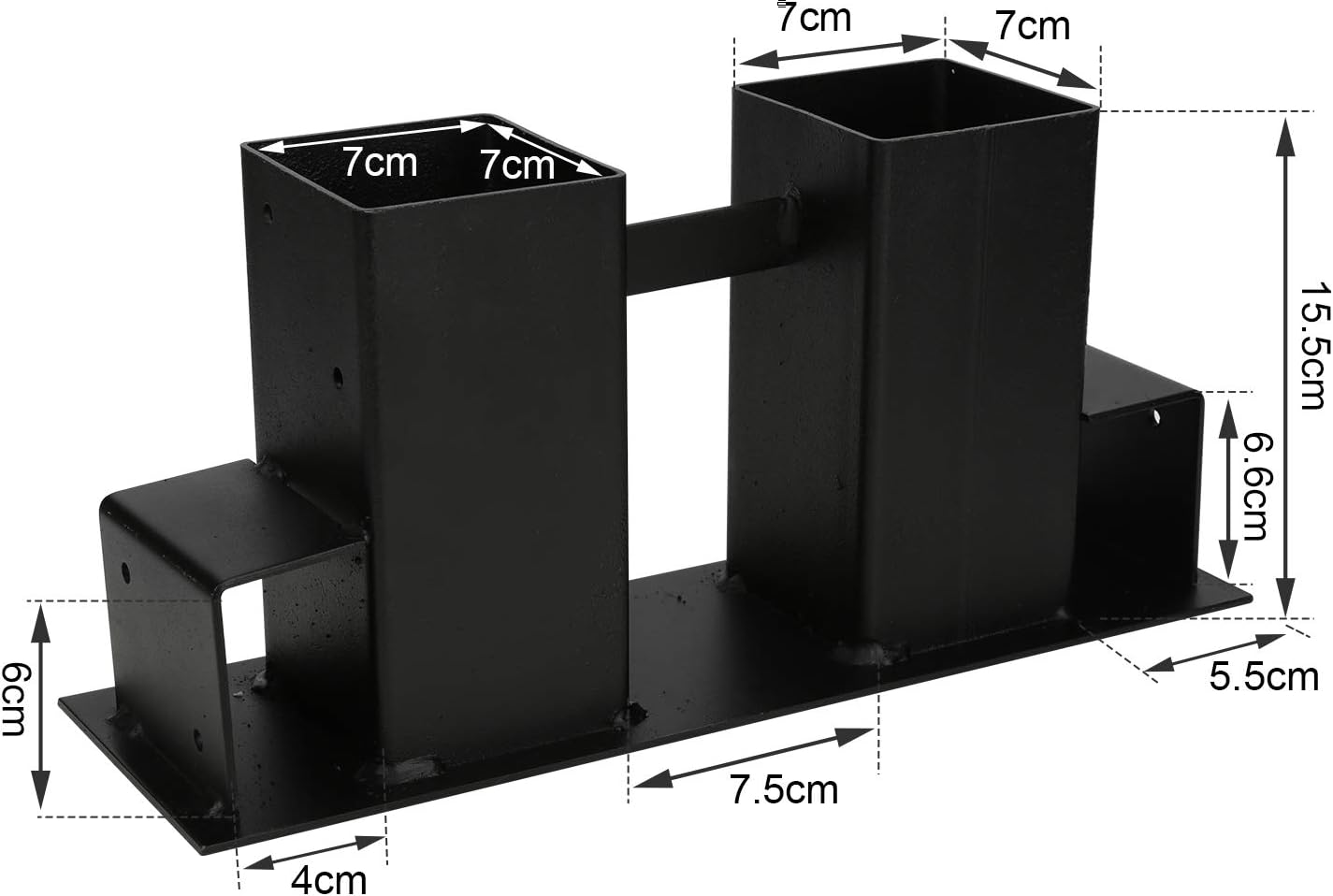 Detalle de Randaco Holzstapelhilfe 4er Set für Brennholz