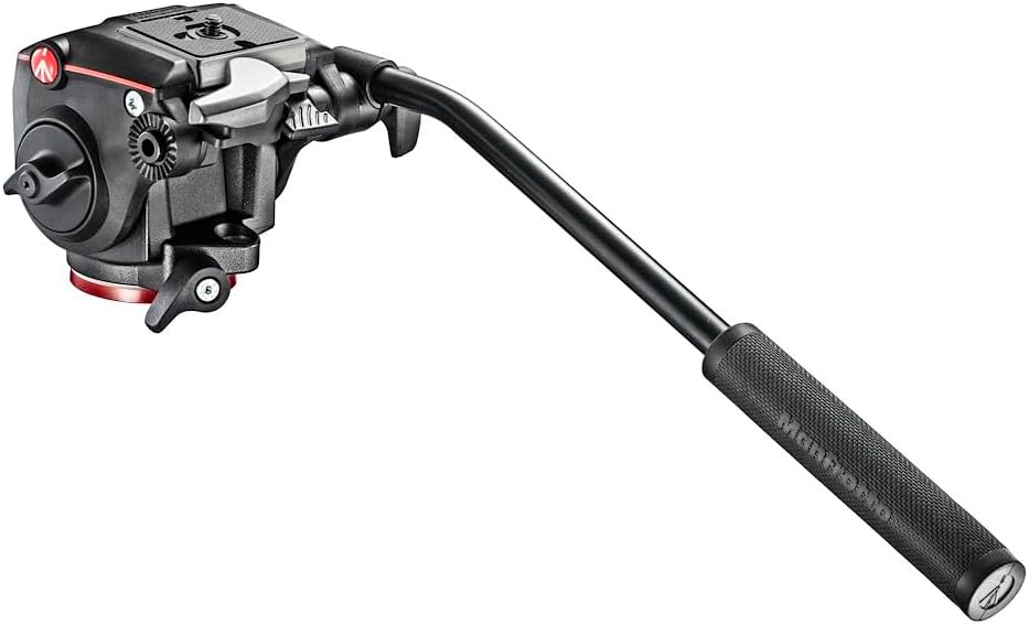 Detalle de Manfrotto MHXPRO-2W Xpro Testa Fluida Video a 2 Vie in Adapto e Alluminio