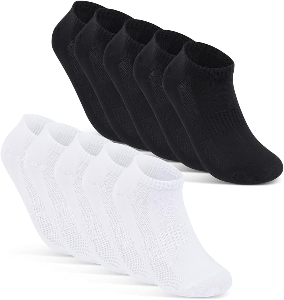 Thumbnail 6 de 10 Paar Sneaker Socken aus Baumwolle (Herren & Damen) – kurz, atmungsaktiv, 81% Baumwolle