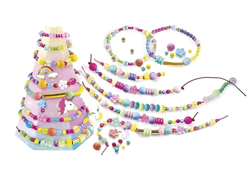 Detalle 2 de Clementoni Crazy Chic My Unicorn Bracelets – Kit braccialetti fai da te per bambine, 7+ | Ciondoli unicorno e arcobaleno