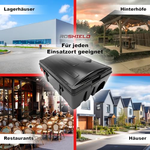 Thumbnail 6 de Roshield 2 x Schutzbox für Externe Rattenfallen – giftfrei, grüne Profi-Qualität