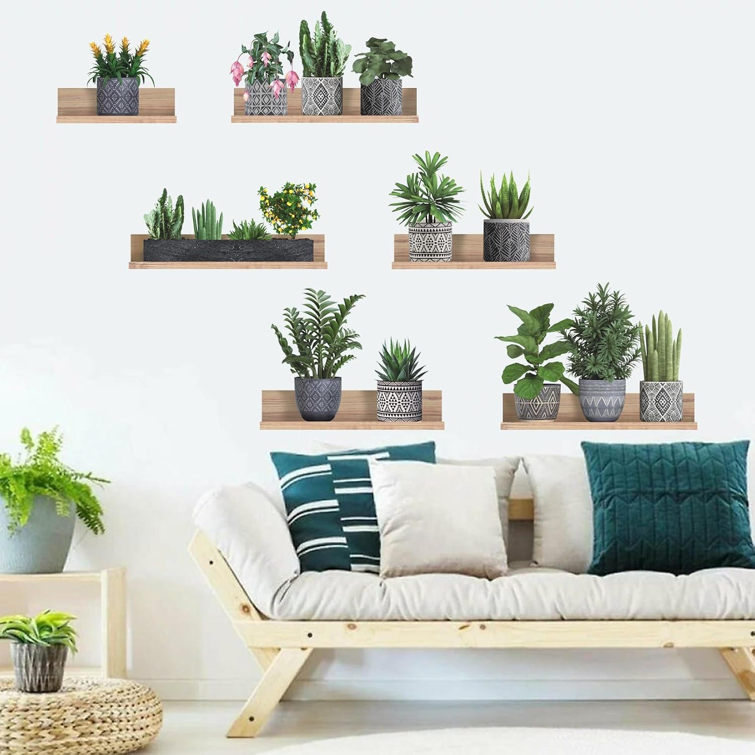 Detalle de HLNIUC Plant Wall Decals, Vinyl
