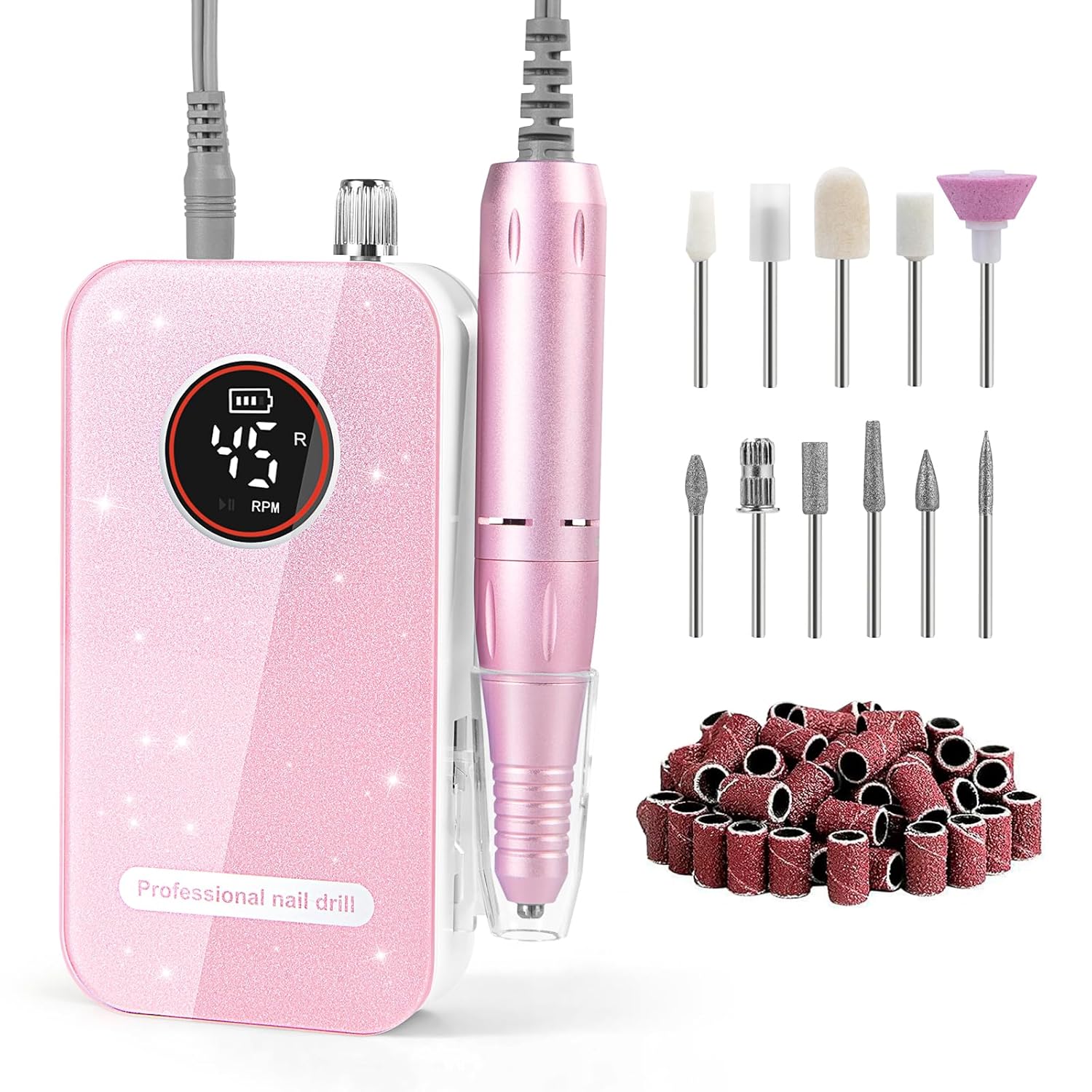Detalle de Professional Nail Drill 45000RPM ๐