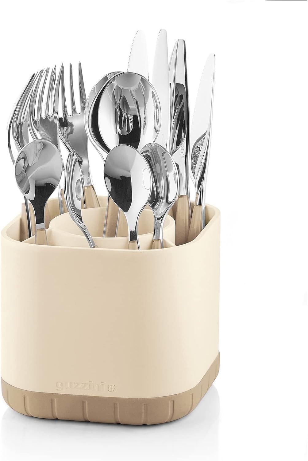 Detalle 1 de Guzzini Fill&Drain Escurridor de cubiertos, 13x13x12.4 cm 🥢