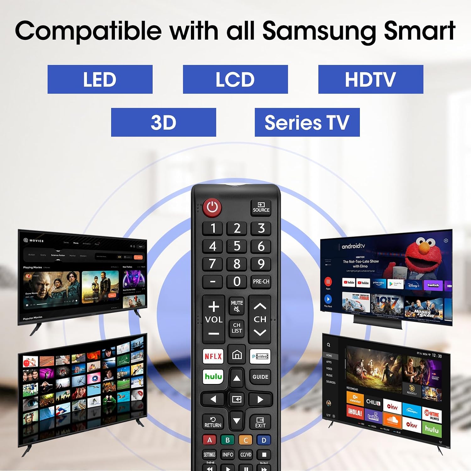 Detalle 2 de 3-Pack Samsung TV Remote Replacement