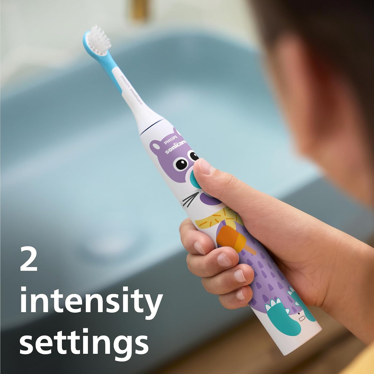 Detalle de Philips Sonicare for Kids Pet Edition: A playful, gentle clean for kids on the go