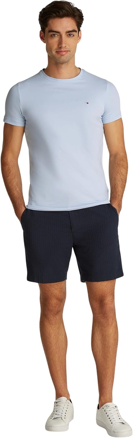 Thumbnail 2 de Tommy Hilfiger Herren T-Shirt Kurzarm Rundhalsausschnitt (Basic aus Baumwolle mit Stretch)
