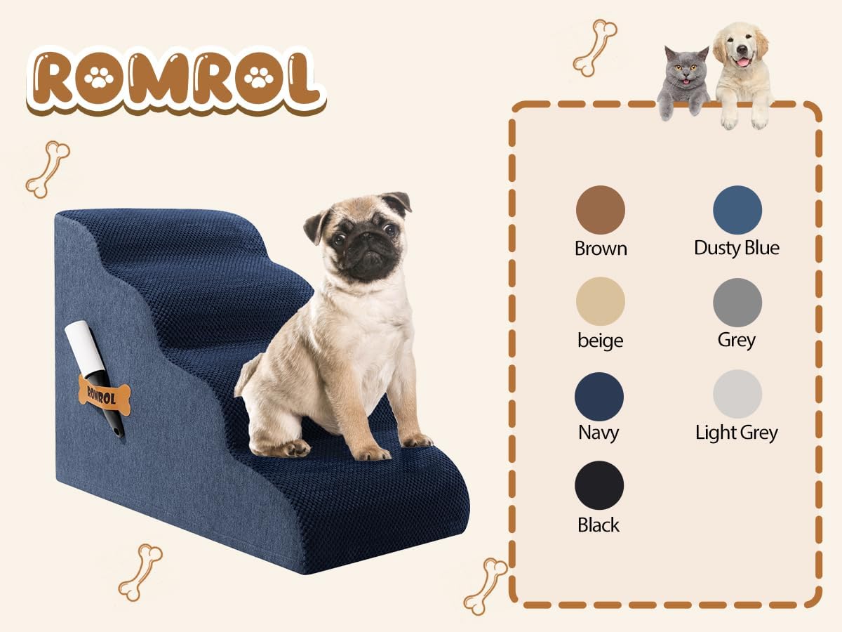 Thumbnail 5 de ROMROL Hundetreppe 4 Stufen 🐾